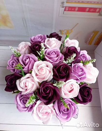 Букет 23 мыльные розы