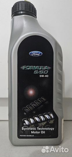 Масло моторное 5w40 Ford Formula S/SD