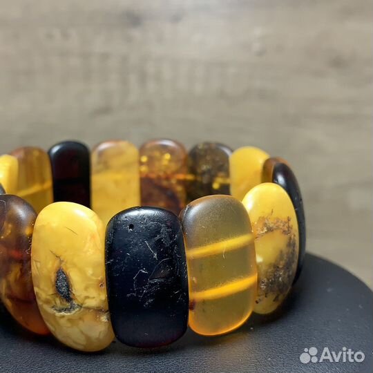 Браслет Янтарный Сделано В СССР Ретро Янтарь