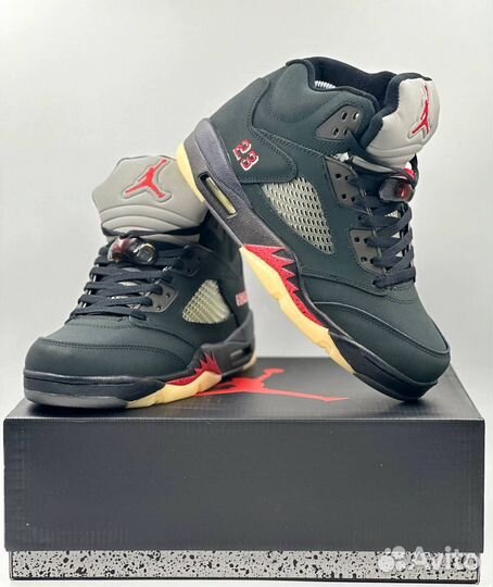 Nike air jordan 5 retro gore tex off noir