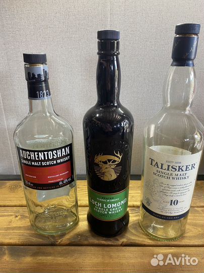 Бутылки из под виски