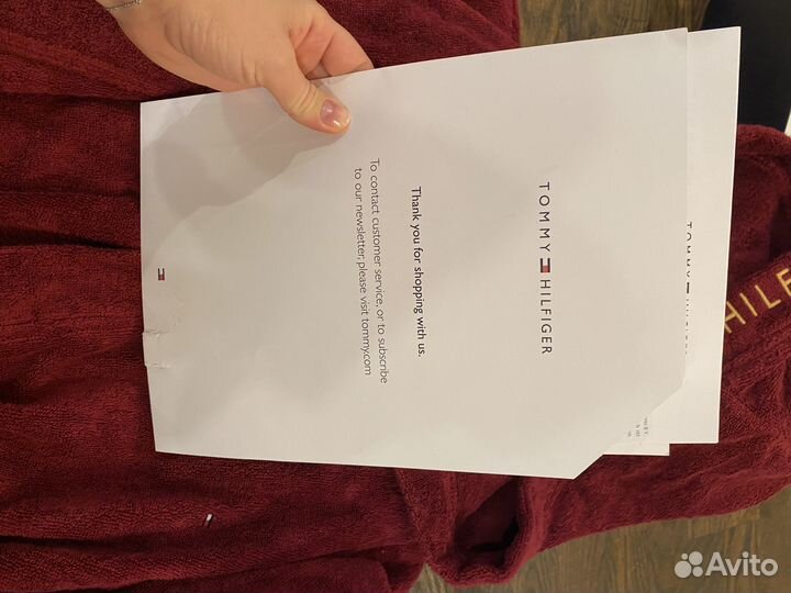 Новый халат Tommy Hilfiger Hoody Robe