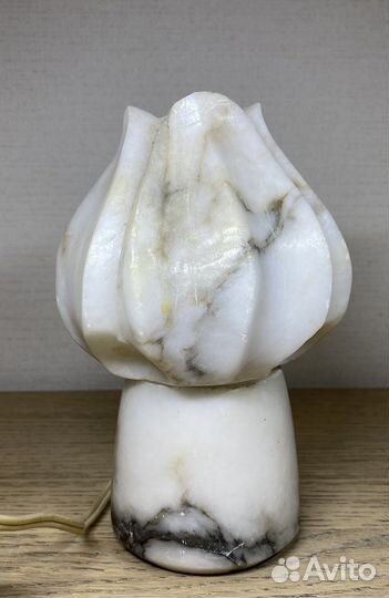 Светильник ночник из камня каменный цветок СССР