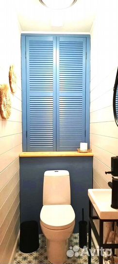 Сантехлюк для вашей ванной с жалюзийными фасадами