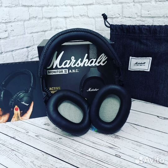 Bluetooth-гарнитура Marshall Monitor II ANC черный