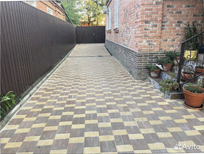 Тротуарная плитка новая минимальный заказ 120 м2