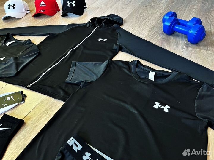 Рашгард Under Armour Black - 5/1, 2/110