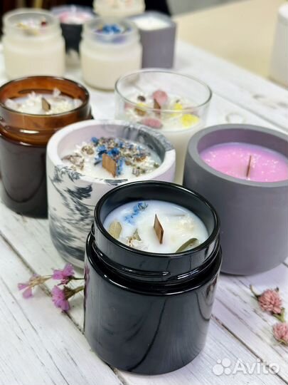 Мастер класс «Соевые свечи»