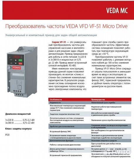 Преобразователь veda drive vf 51. Преобразователь частотный Veda Drive VF-51. Преобразователь частоты VF-51 4квт арт. Aba00008. УПП Veda. Гарантийный талон Danfoss VLT Microdrive.