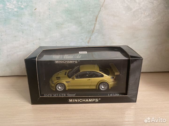 Модель Minichamps BMW M3 GTR 