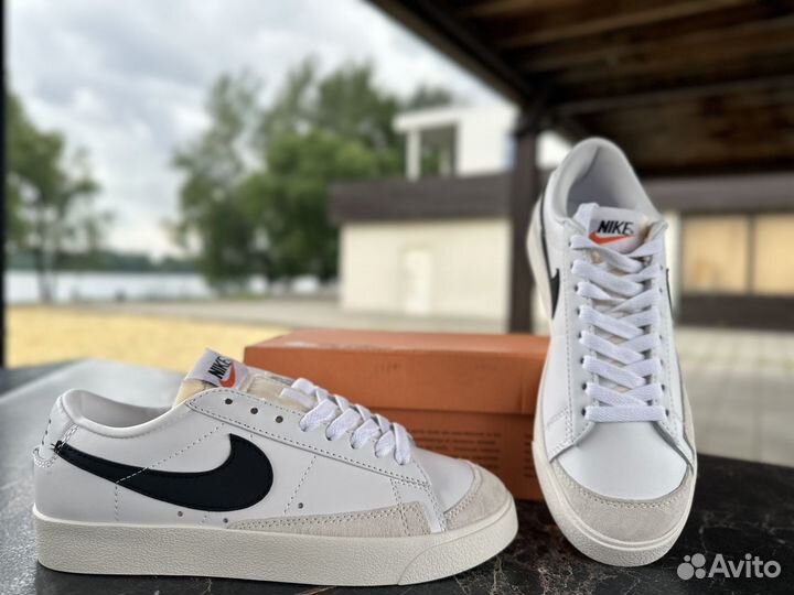 Кроссовки Nike Blazer Low '77 Vintage White Black