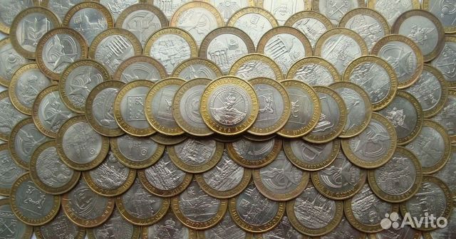 Юбилейные монеты 10р. Биметалл