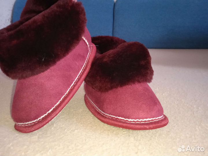 Чуни детские из овчины