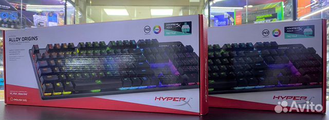 Клавиатура HyperX Alloy Origins HyperX Aqua RUS купить в Москве ...
