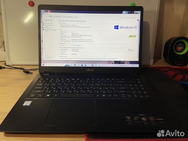 Ноутбук Acer Aspire A315-54K-57Q9 Core i5