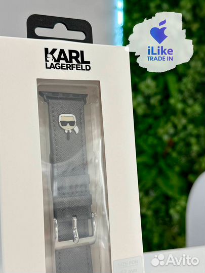 Karl Lagerfeld для Apple Watch 45/44/42 mm ремешок