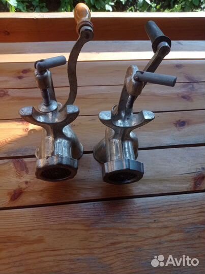 Мясорубка ручная советская чугун