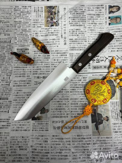 Японский Кухонный нож Сантоку(нержавеющий Ламинат)