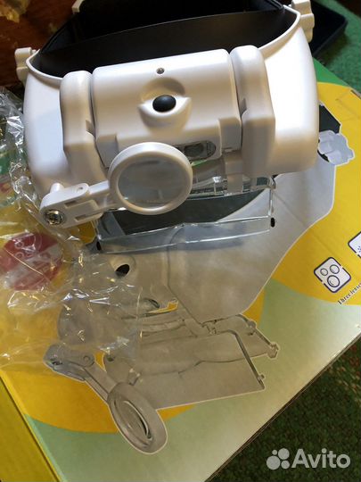 Лупа с креплением на голову и подсветкой