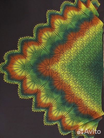 Шаль ажурная