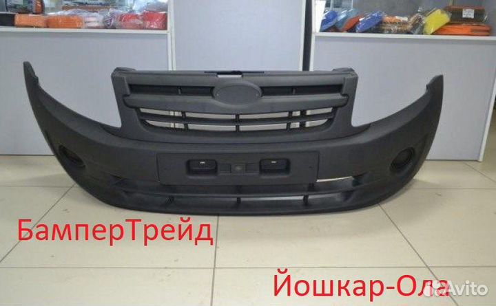 Бампер передний Лада Гранта Неокрашенный