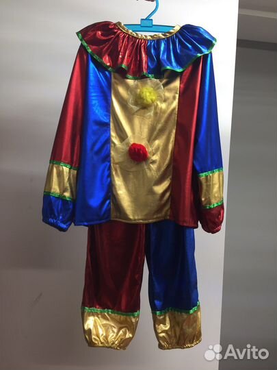 Детский новогодний карнавальный костюм Клоуна