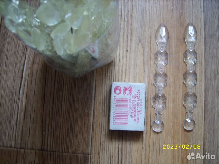 Стеклянные подвески для люстры