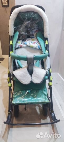 Детские санки коляска Ника