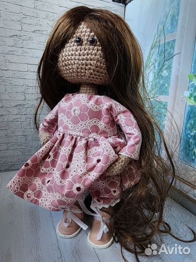 Кукла интерьерная крючком ручная работа