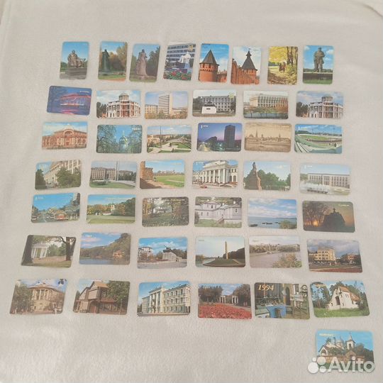 Календарики Города и Памятники архитектуры 327 шт