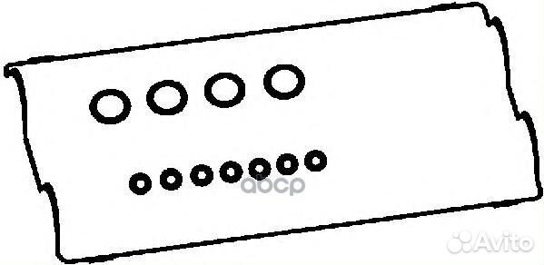 Комплект прокладок крышки гбц полиакриловый кау