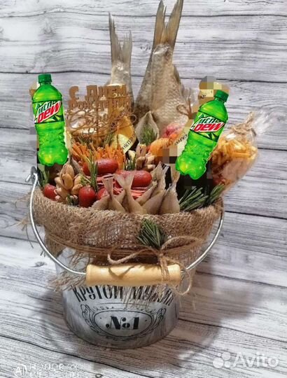 Съедобные букеты для мужчин