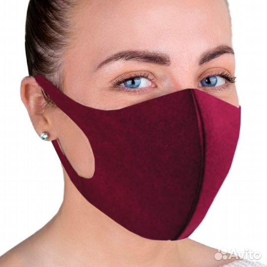 Маска защитная для лица многоразовая