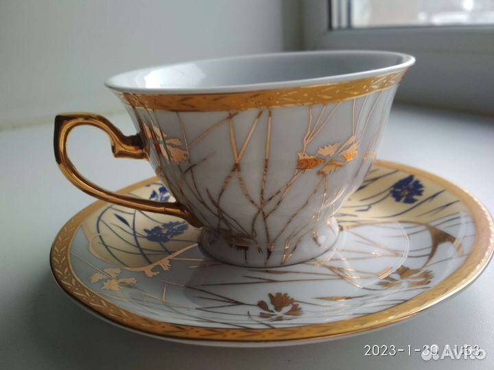 Чашка с блюдцем лфз