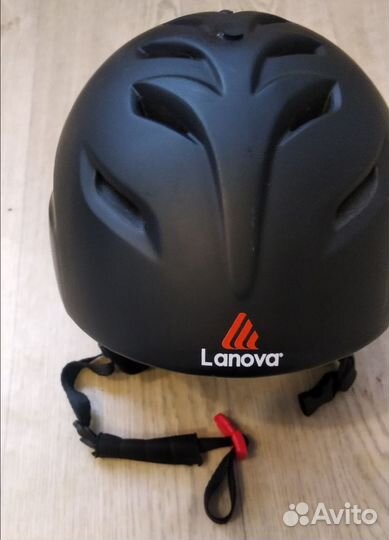 Шлем зимний сноуборд чёрный Lanova