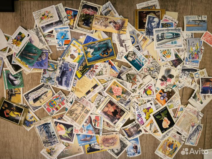 Коллекция советских и иностранных марок