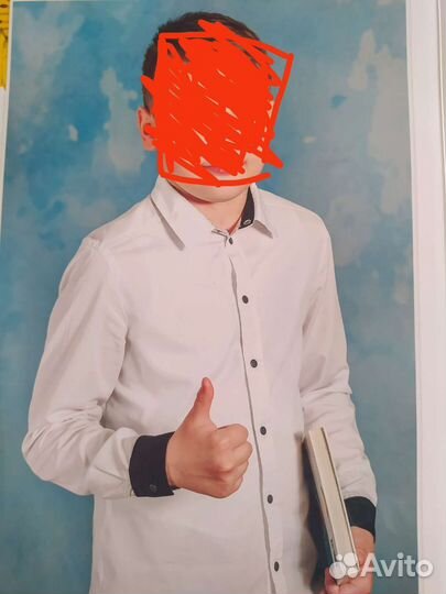 Рубашка для мальчика 140