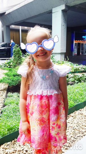 Нарядное платье для девочки 104 рост