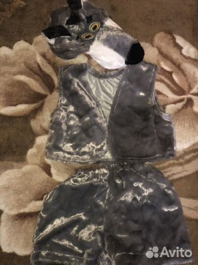 Карнавальный костюм Волка для детей от 3-5лет