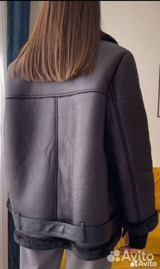 Дублёнка-авиатор 46-48-50