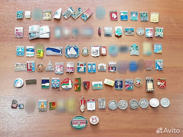 Значки СССР Города