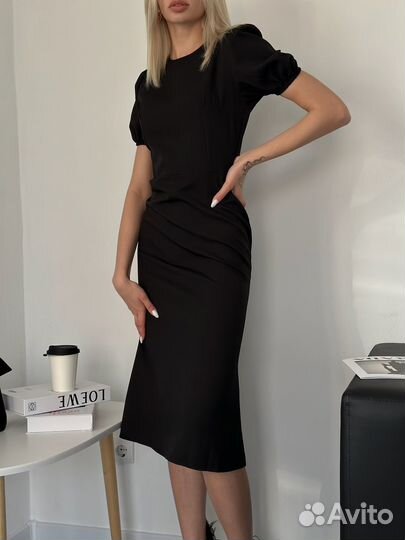 Платье женское миди клеш