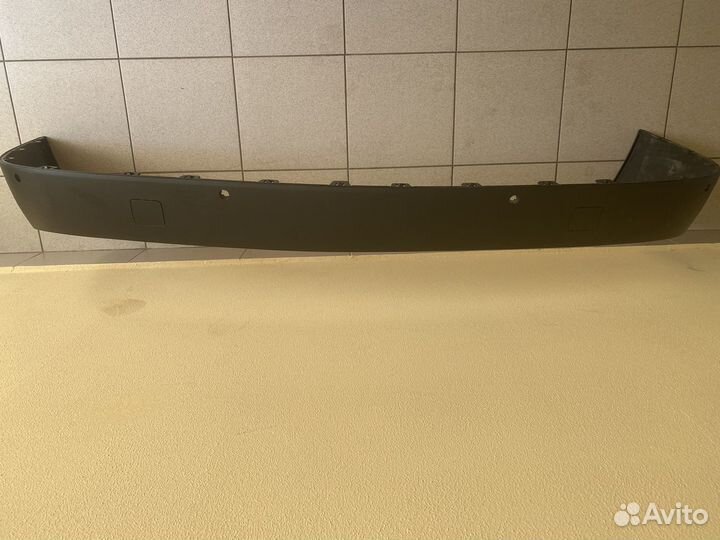 Накладка на задний бампер BMW X3