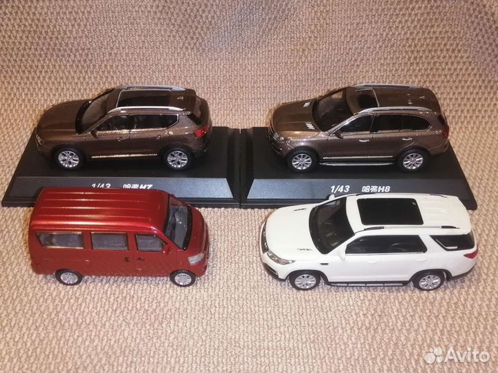 Масштабные модели китайских авто 1/43