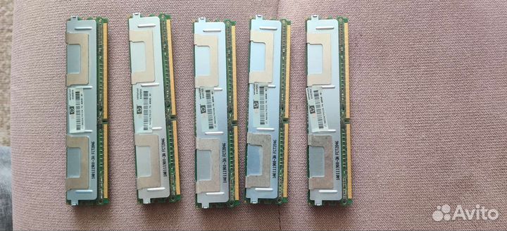 Серверная озу DDR2 гб MT18HTF25672FDY-80EE1D4