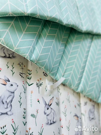 Бортики для детской кроватки 