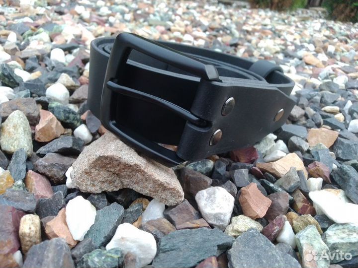 Настоящий кожаный ремень из натуральной кожи