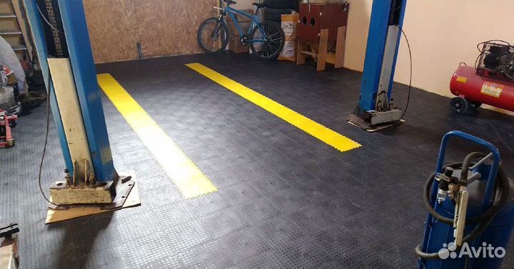 Модульные полы для гаража