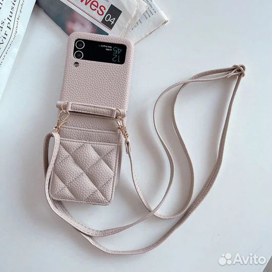 Кожаный чехол-книжка