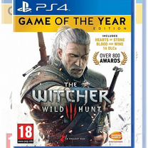 Новый Диск Witcher Ведьмак 3 Дикая Охота goty PS4